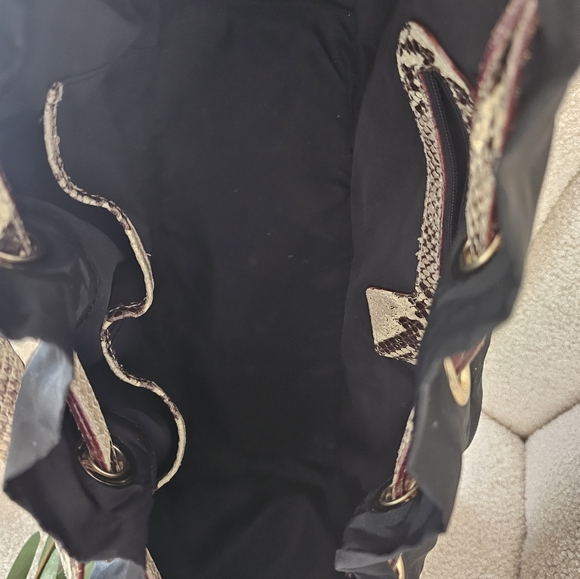 Kate Spade Rare Snake Skin Hobo Drawstring Bag - Picture 3 of 16